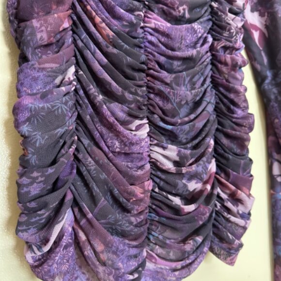 BNWT! Pilcro Collared Mesh Buttondown Shirt - Picture 8 of 8